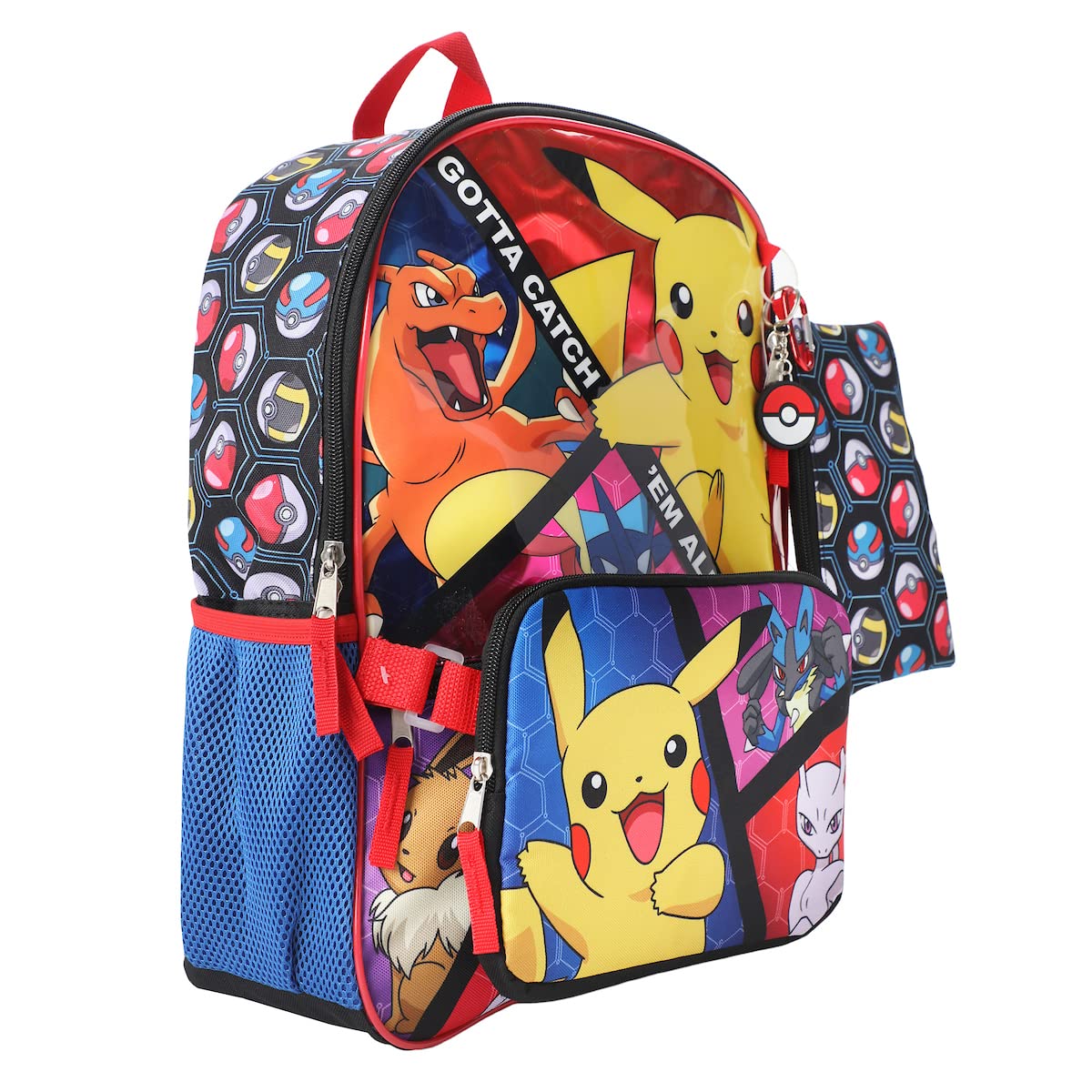 Foto 5 pulgar | Set de Mochilas Bioworld Pokemon Trainer Gotta Catch 'em All - Venta Internacional