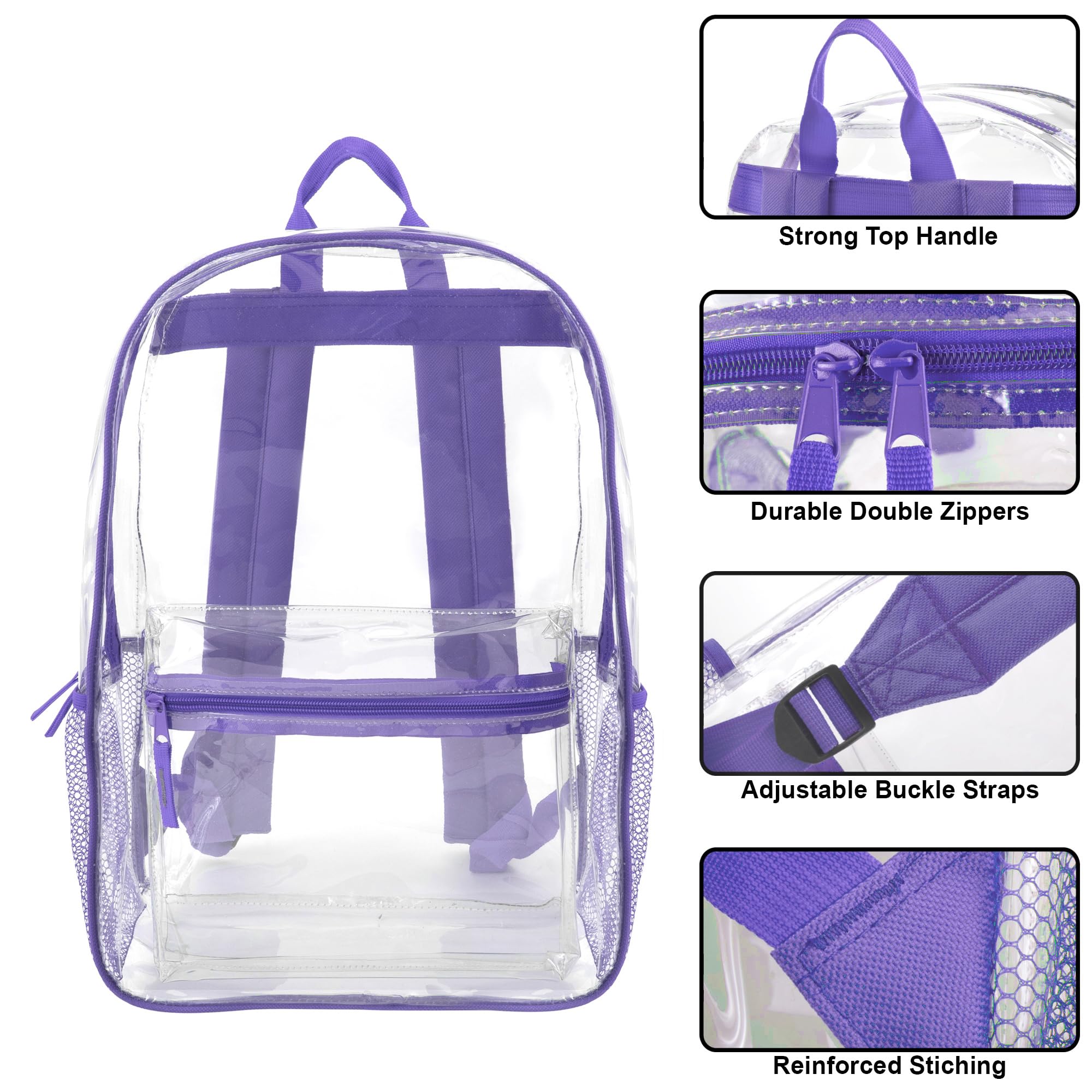 Foto 3 pulgar | Mochila Trail Maker de PVC Transparente para Niños - Venta Internacional