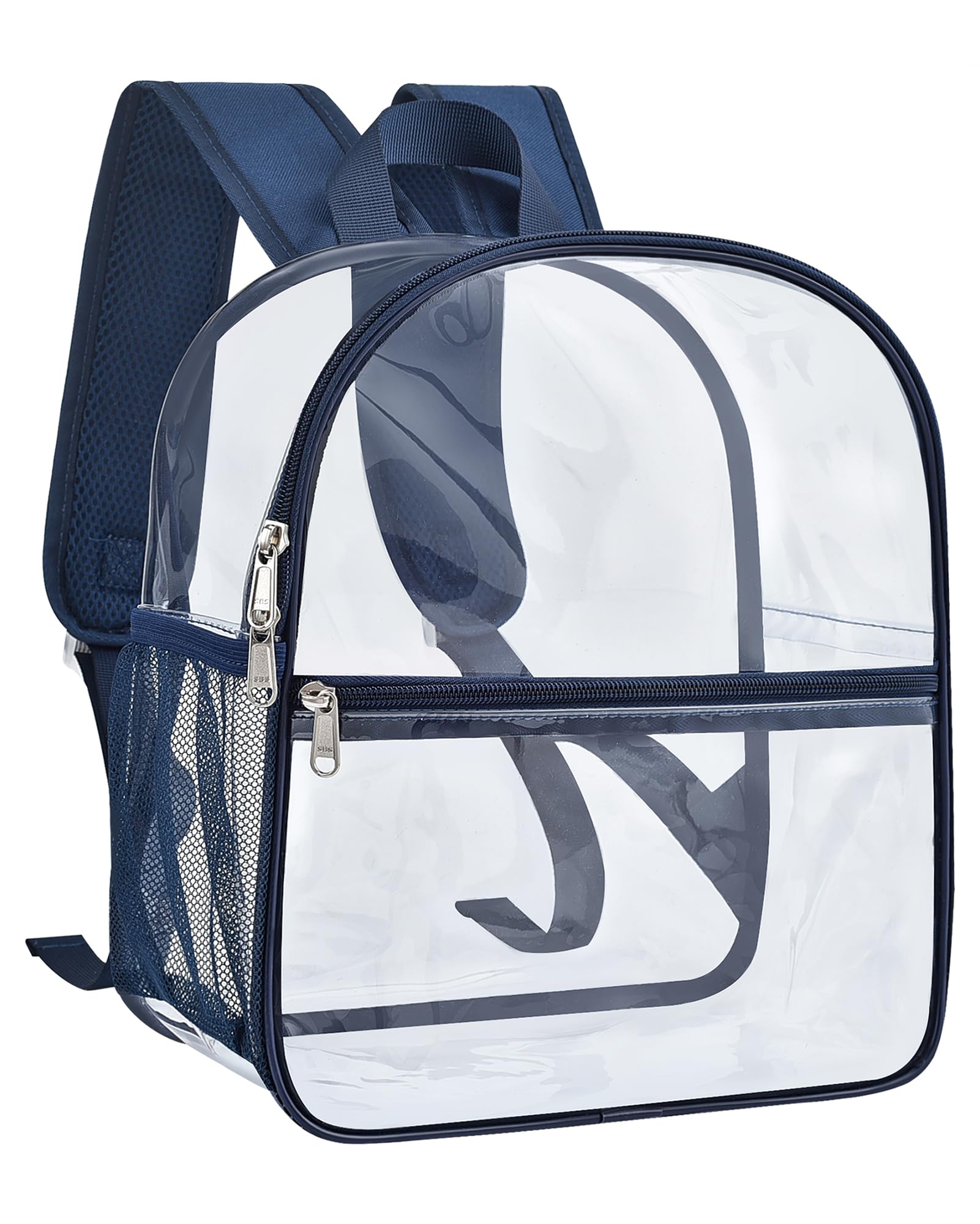 Mochila Paxiland Clear Stadium Homologada 30x30x15 Cm Azul Marino - Venta Internacional