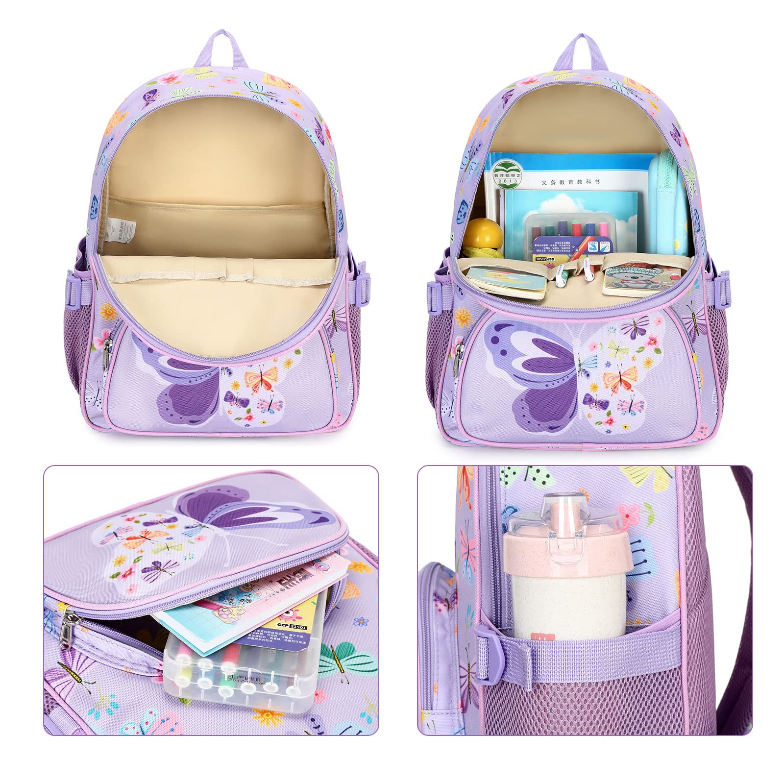 Foto 5 pulgar | Mochila Btoop Butterfly con Lonchera - Venta Internacional