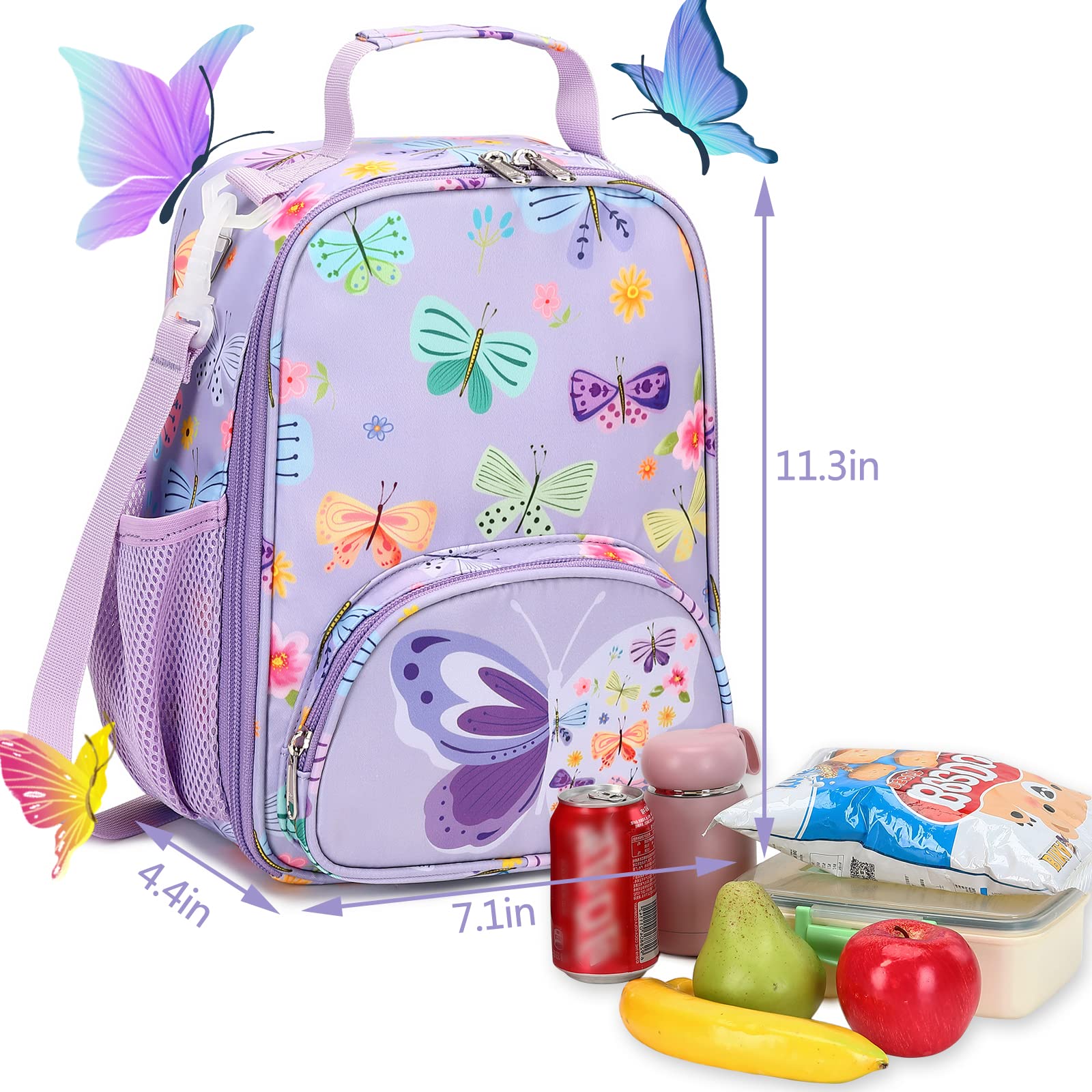 Foto 7 pulgar | Mochila Btoop Butterfly con Lonchera - Venta Internacional