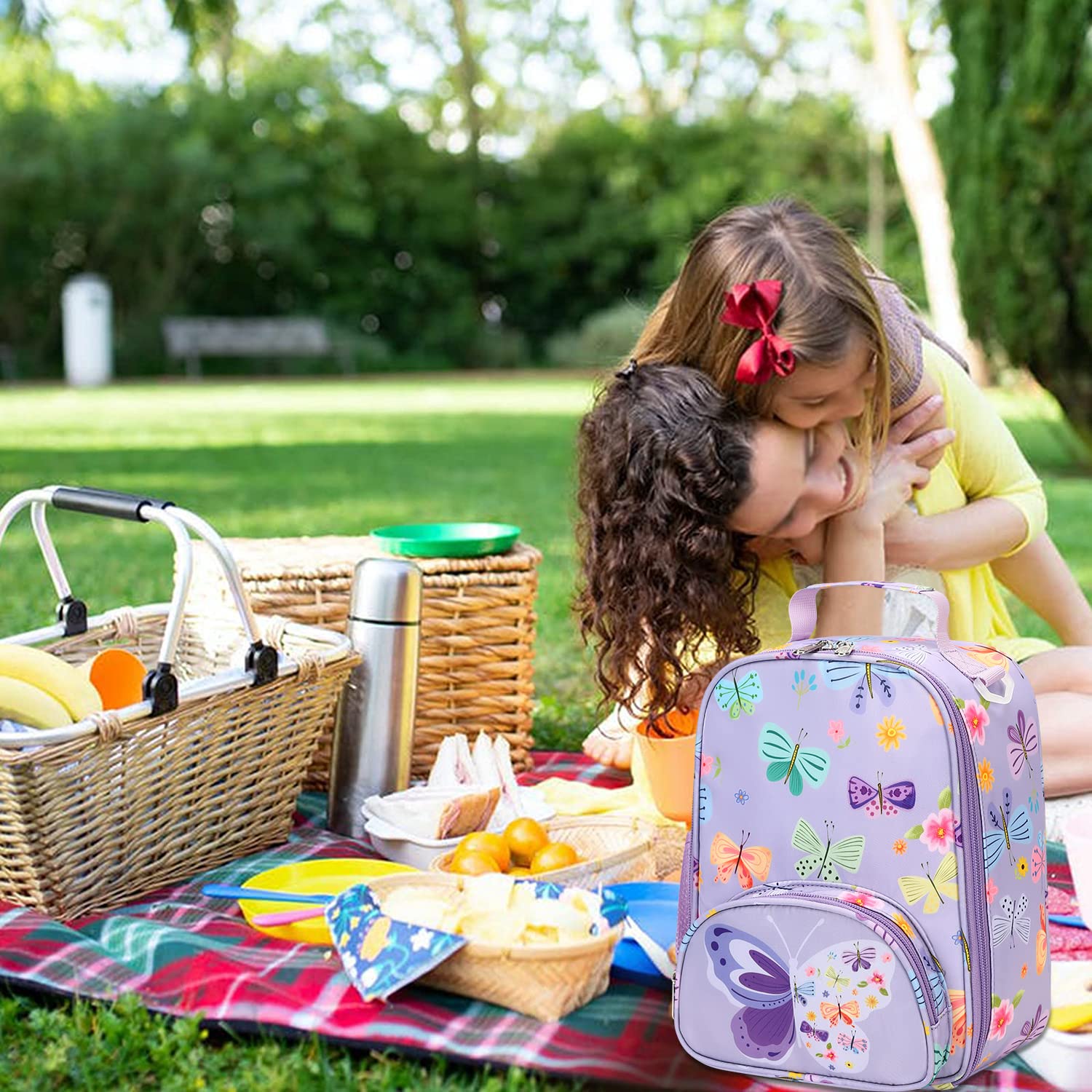 Foto 7 | Mochila Btoop Butterfly con Lonchera - Venta Internacional