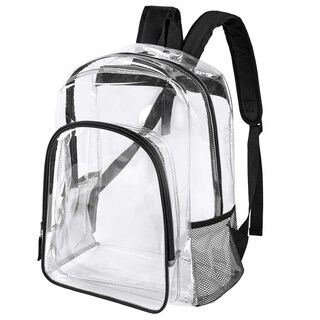 Foto 1 | Mochila Fomaris Transparente con Detalles Negros - Venta Internacional