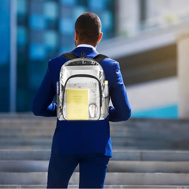 Foto 7 | Mochila Fomaris Transparente con Detalles Negros - Venta Internacional