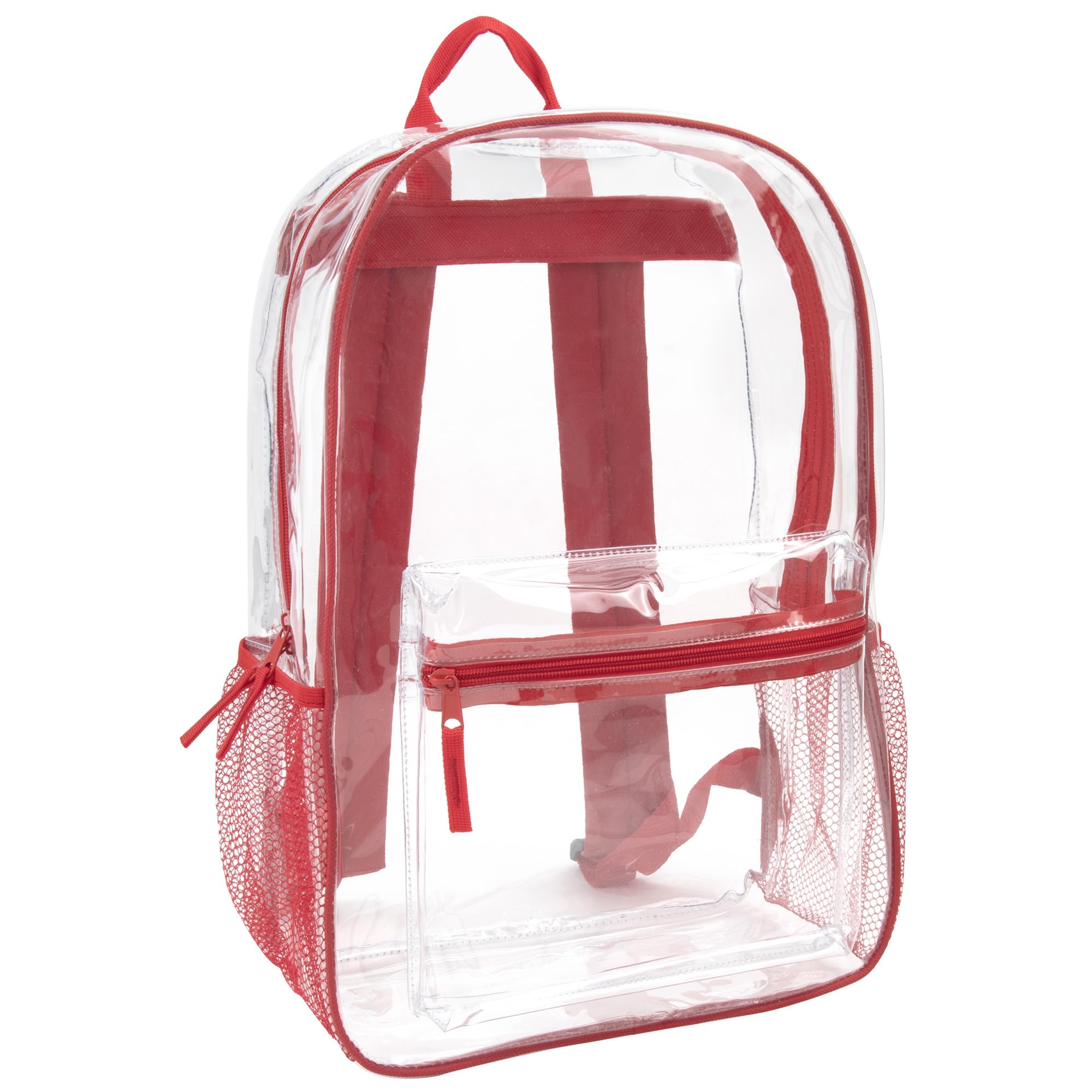 Foto 2 pulgar | Mochila Trail Maker De Pvc Transparente Transparente color Rojo - Venta Internacional