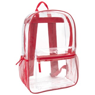Foto 1 | Mochila Trail Maker De Pvc Transparente Transparente color Rojo - Venta Internacional