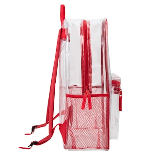 Foto 4 | Mochila Trail Maker De Pvc Transparente Transparente color Rojo - Venta Internacional