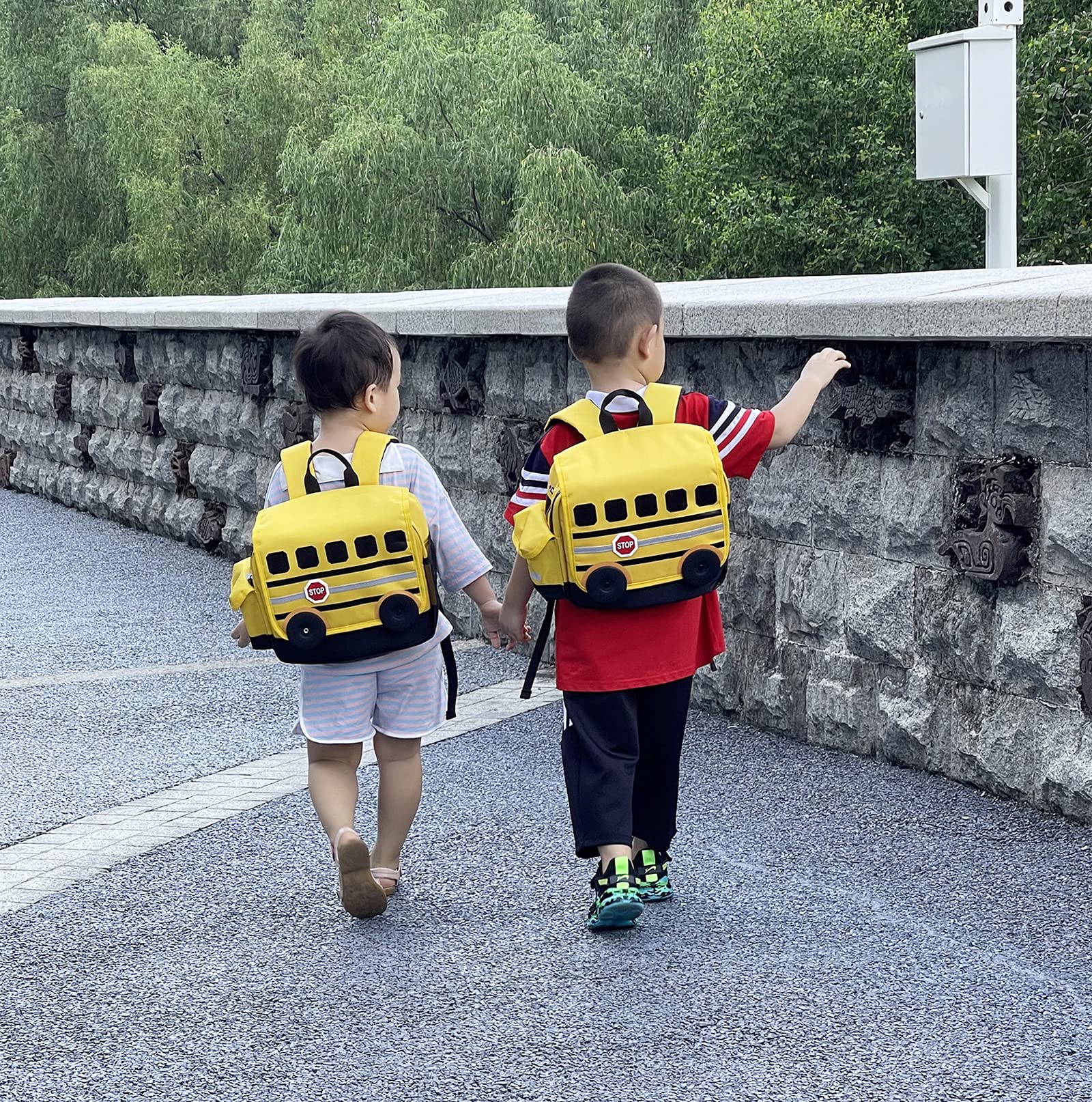 Foto 8 pulgar | Mochila Bluboon Preescolar Dibujos Animados en 3d Amarilla - Venta Internacional