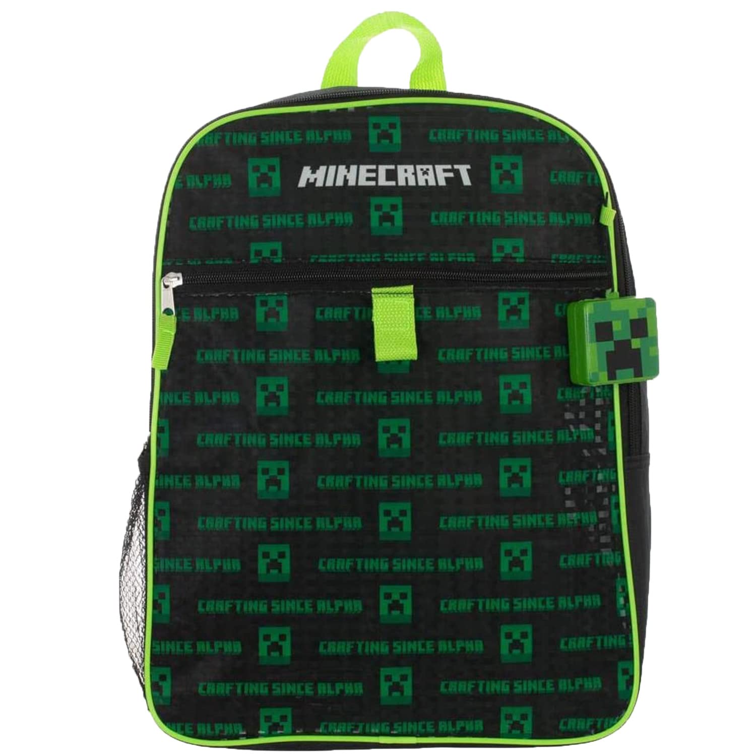 Foto 3 pulgar | Mochila Bioworld Kids Minecraft con Kit de Almuerzo y Botella de Agua - Venta Internacional