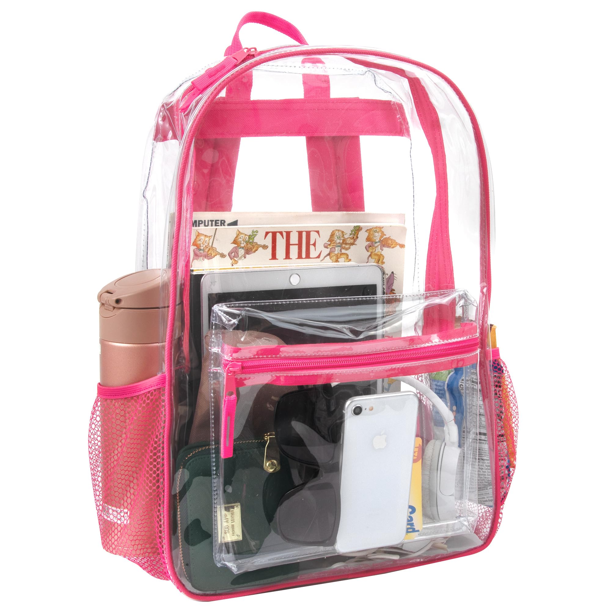 Foto 6 pulgar | Mochila Transparente Trail Maker Transparente Para Niños Rosa - Venta Internacional