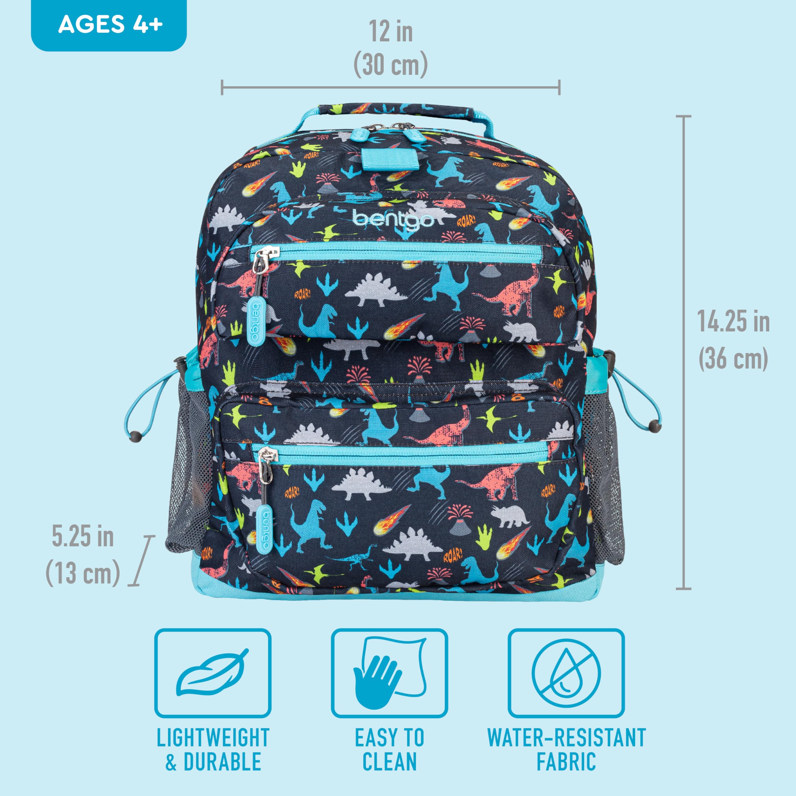 Foto 5 pulgar | Mochila Bentgo Kids Ligera con Estampado de Dinosaurios - Venta Internacional