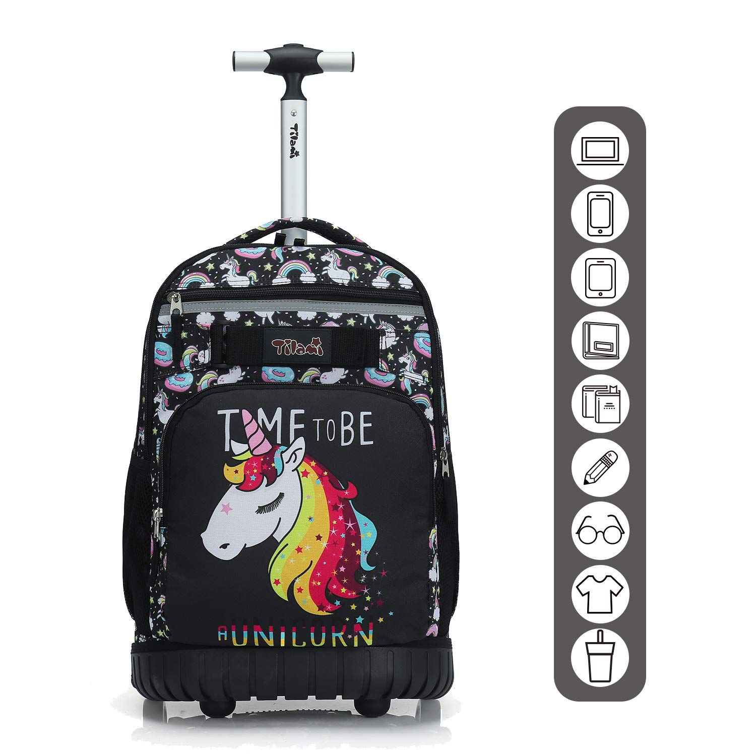 Foto 2 | Mochila Enrollable Tilami 45 cm Con Ruedas - Venta Internacional