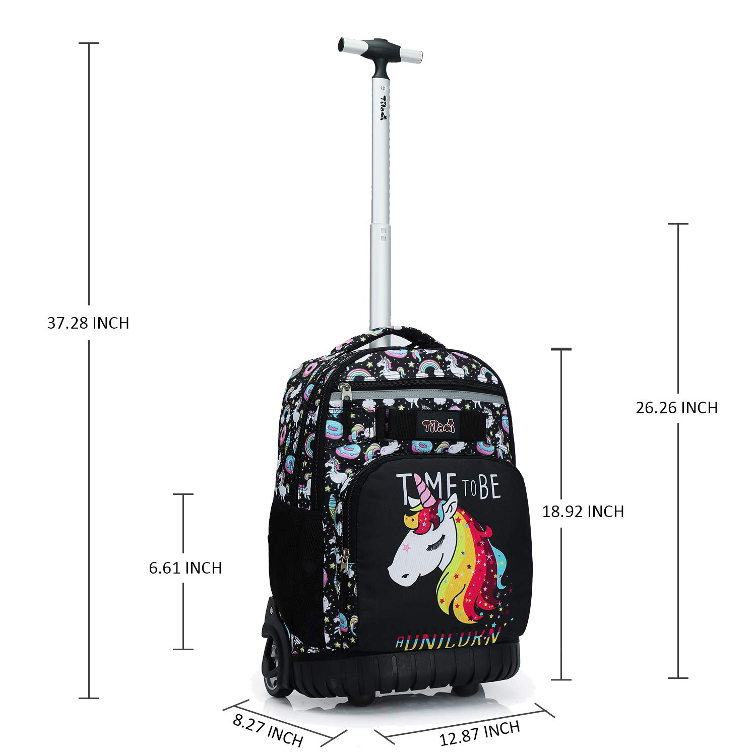 Foto 6 | Mochila Enrollable Tilami 45 cm Con Ruedas - Venta Internacional