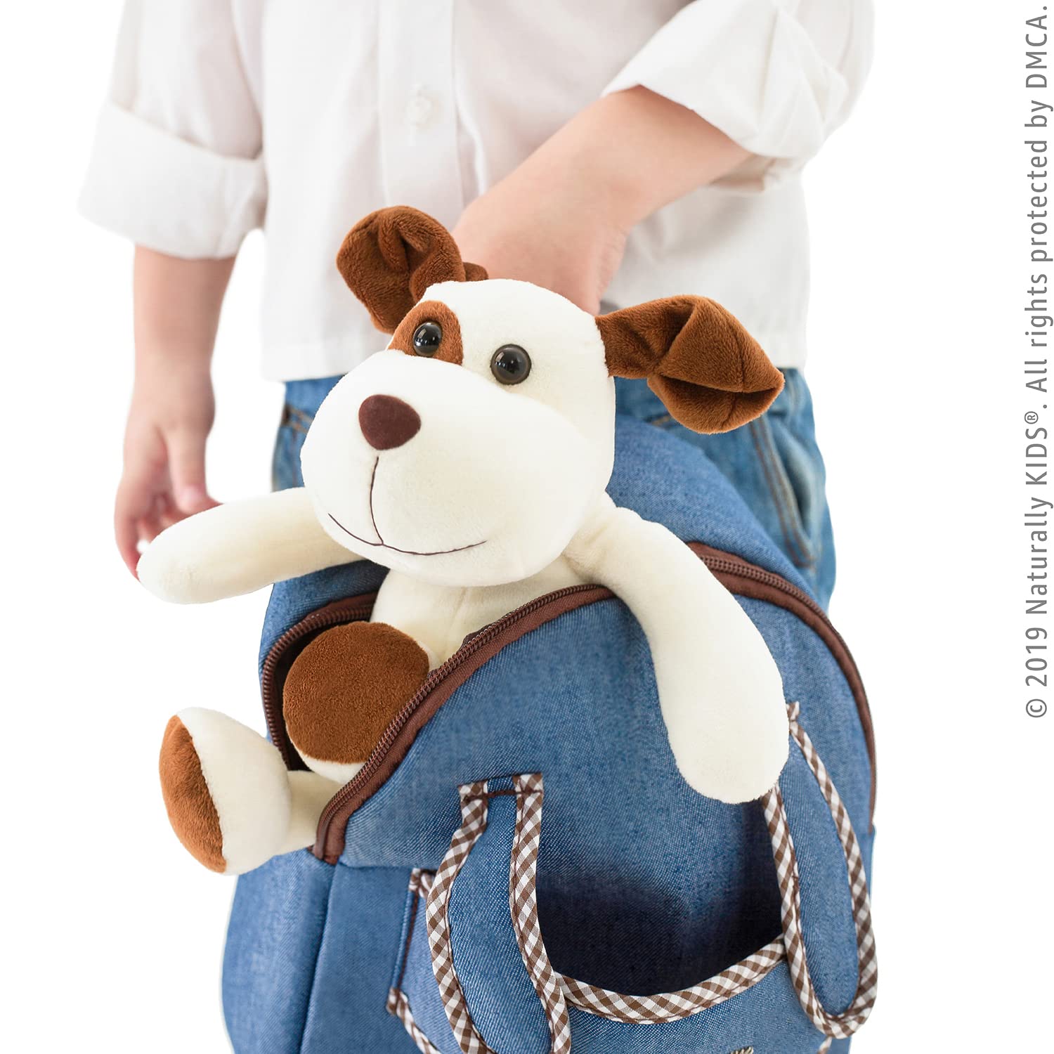 Foto 5 pulgar | Mochila Naturally Kids de Perros Pequeños de Peluche - Venta Internacional