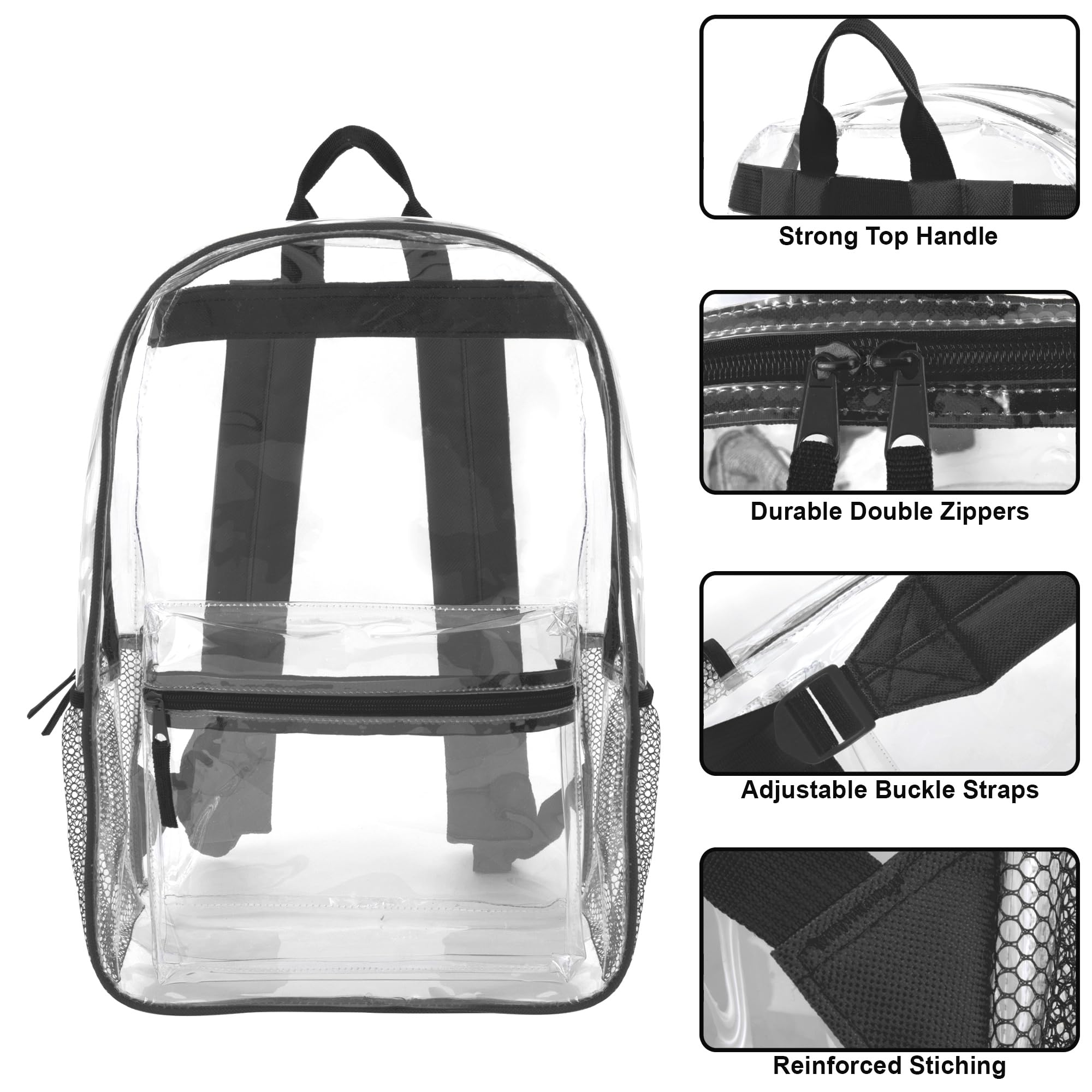 Foto 2 | Mochila Trail Maker de PVC Transparente para Niños - Venta Internacional