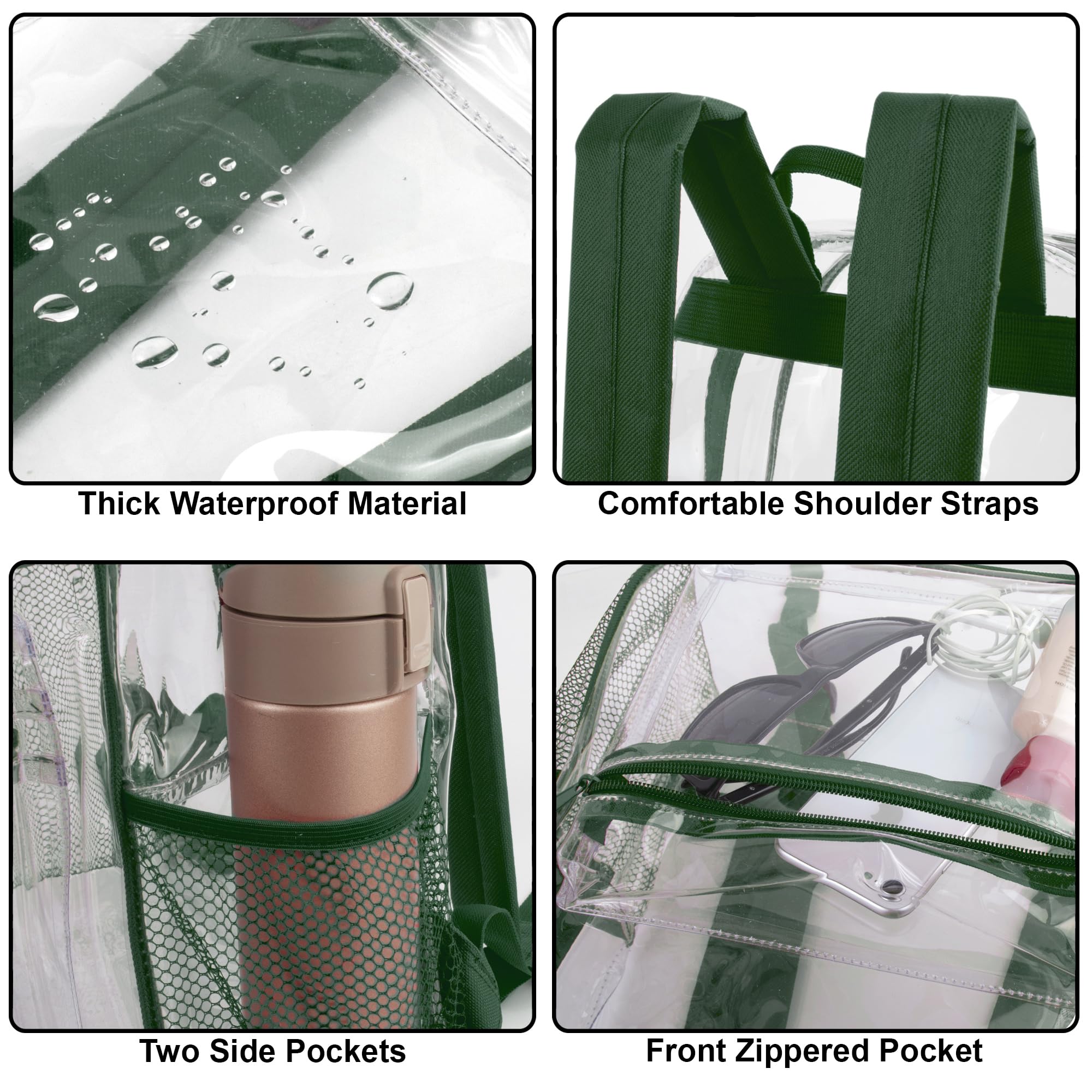 Foto 8 pulgar | Mochila Trail Maker de PVC Transparente - Venta Internacional