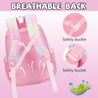 Foto 2 | Mochila Btoop Para Niños Y Niñas Escuela Unicornio Preescolar Jardín De Infantes - Venta Internacional