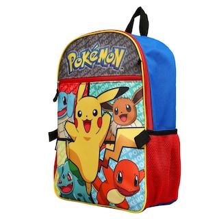 Foto 3 | Set de Mochilas Bioworld Pokémon Starter Characters 5 Piezas - Venta Internacional
