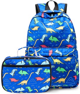 Foto 1 | Mochila Camtop con Lonchera Diseño de Dinosaurio Azul Oscuro - Venta Internacional
