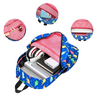 Foto 4 | Mochila Camtop con Lonchera Diseño de Dinosaurio Azul Oscuro - Venta Internacional