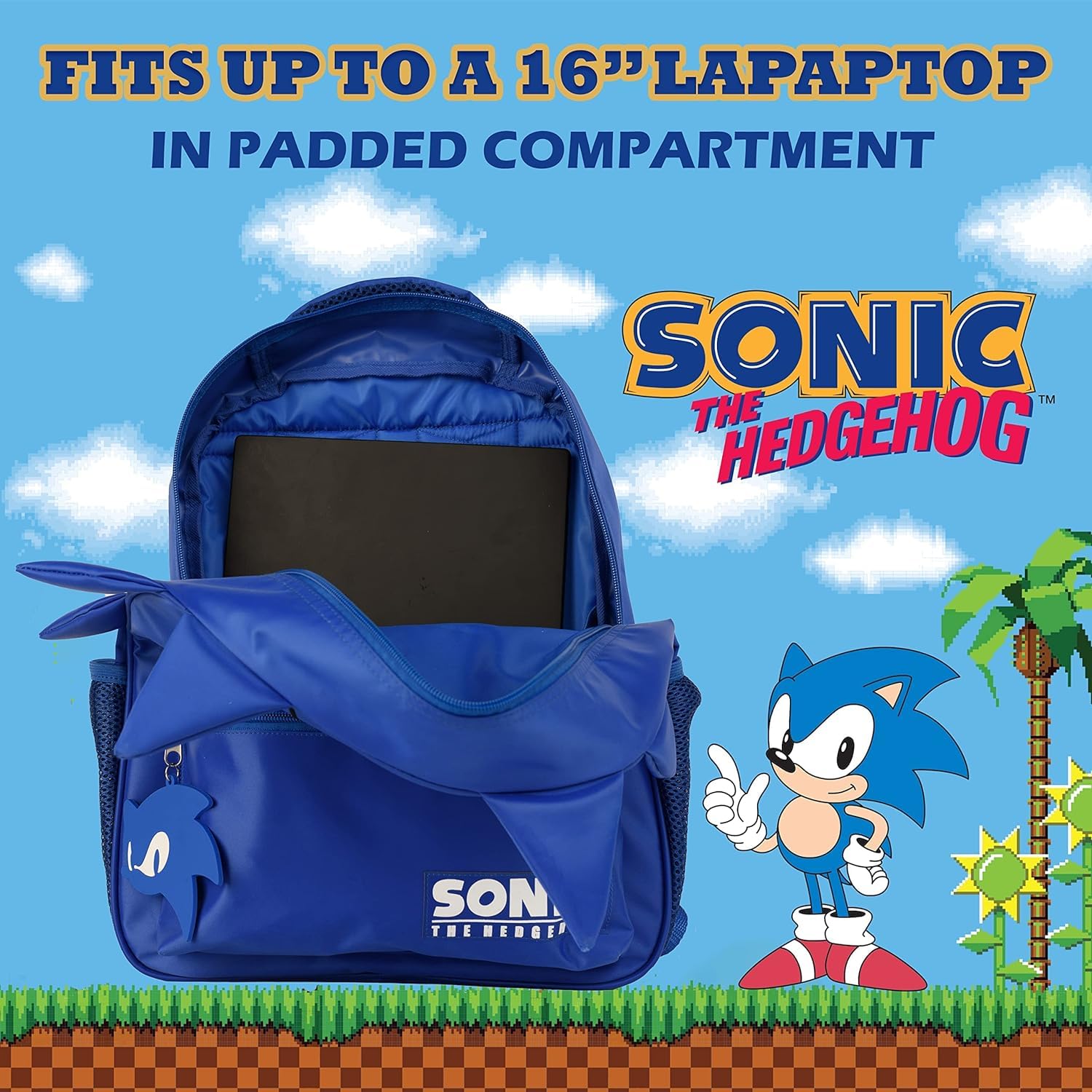 Foto 8 pulgar | Mochila Ai Accessory Innovations Sonic Azul- Venta Internacional