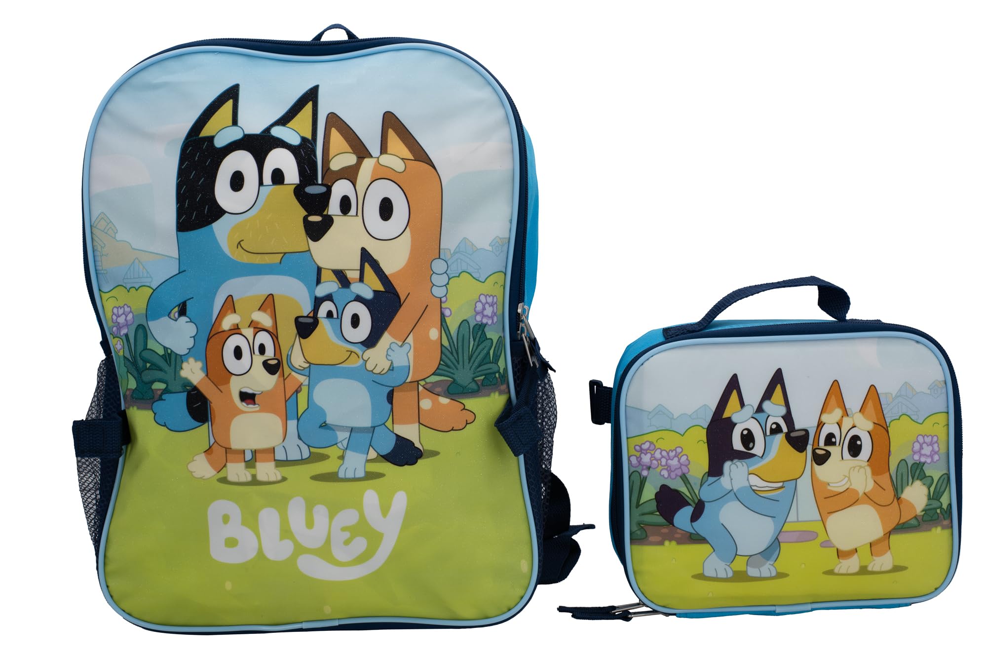 Foto 2 pulgar | Juego de Mochilas Bluey Preescolar de 16 Pulgadas con Lonchera para Niños - Venta Internacional