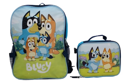 Foto 1 | Juego de Mochilas Bluey Preescolar de 16 Pulgadas con Lonchera para Niños - Venta Internacional