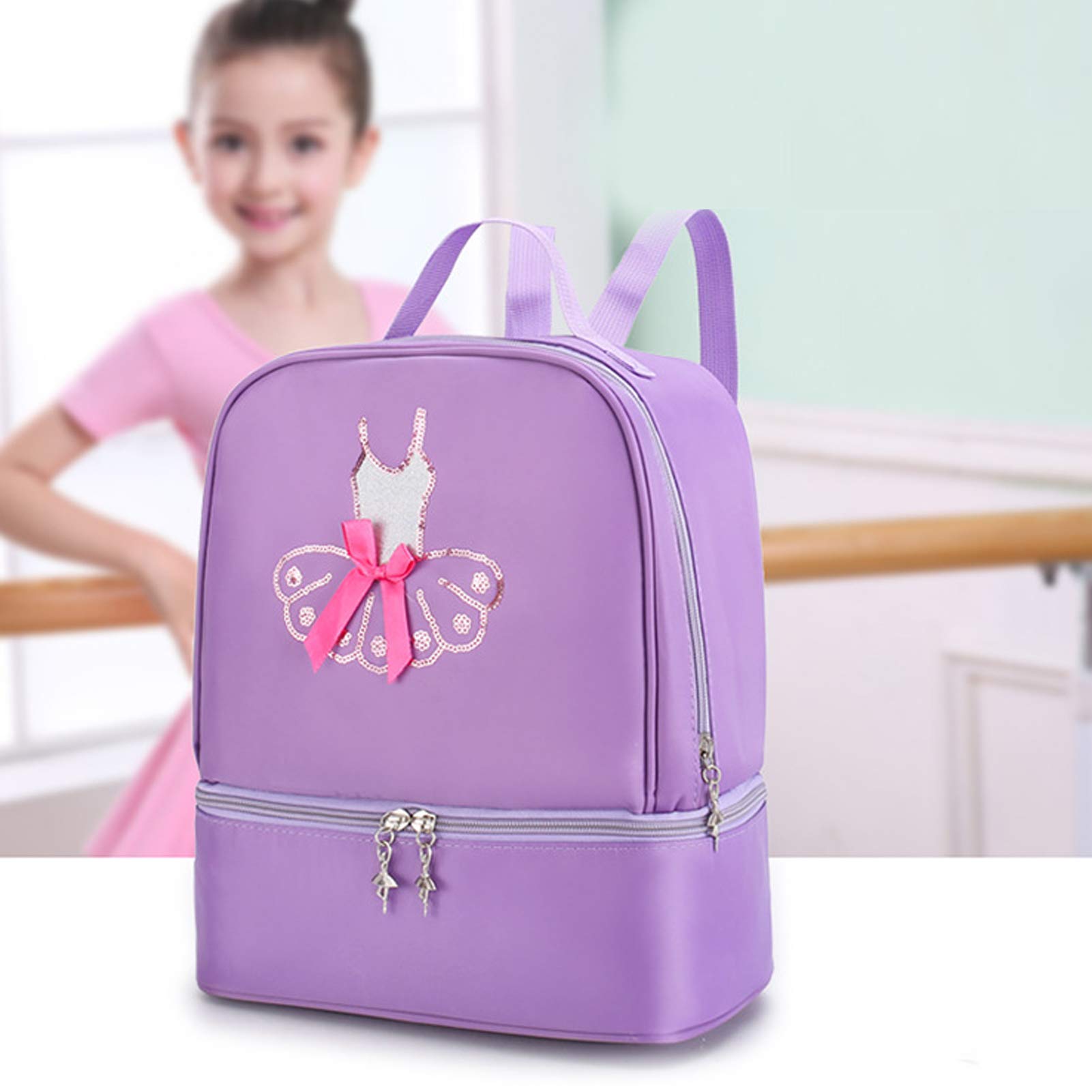 Foto 7 | Mochila Yitengteng Ballet Dance Morada - Venta Internacional