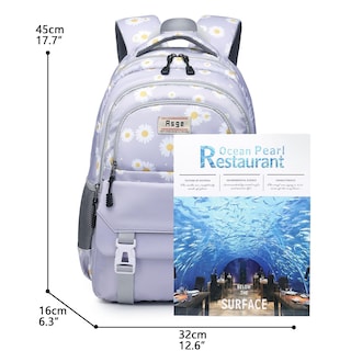 Foto 2 | Mochila Asge de Escuela Adolescente con Lonchera - Venta Internacional