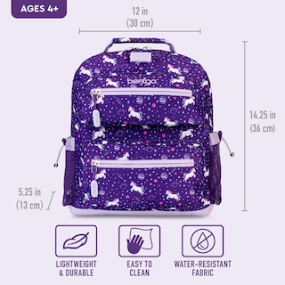 Foto 4 | Mochila Bentgo Kids Ligera con Estampado de Unicornios - Venta Internacional