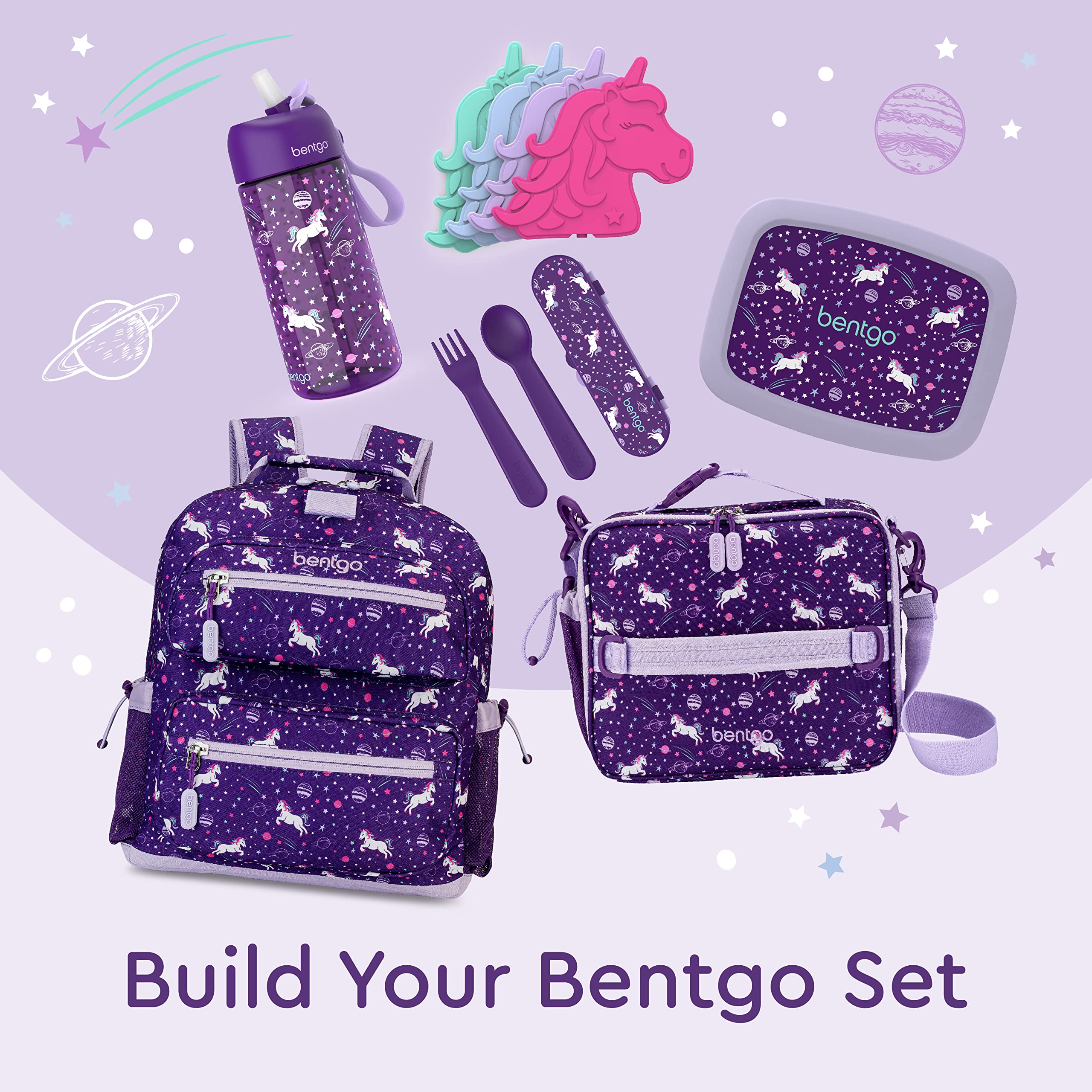 Foto 7 pulgar | Mochila Bentgo Kids Ligera con Estampado de Unicornios - Venta Internacional