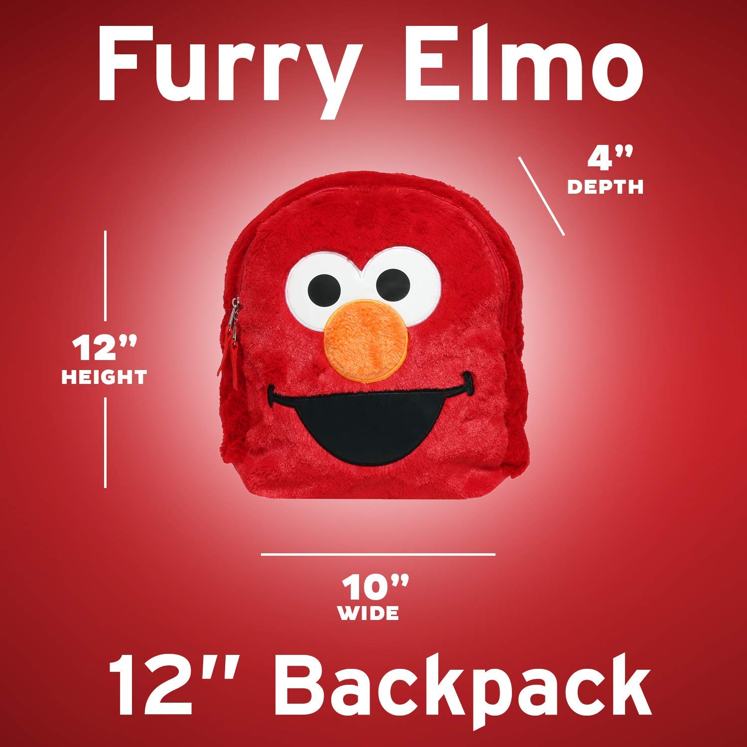 Foto 5 pulgar | Mochila Sesame Street Plush Elmo - Venta Internacional