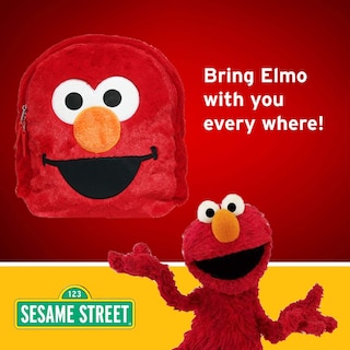 Foto 5 | Mochila Sesame Street Plush Elmo - Venta Internacional