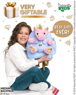 Foto 2 | Mochila de Unicornio Rosa con Peluche Desmontable para Niños de 5 a 7 Años