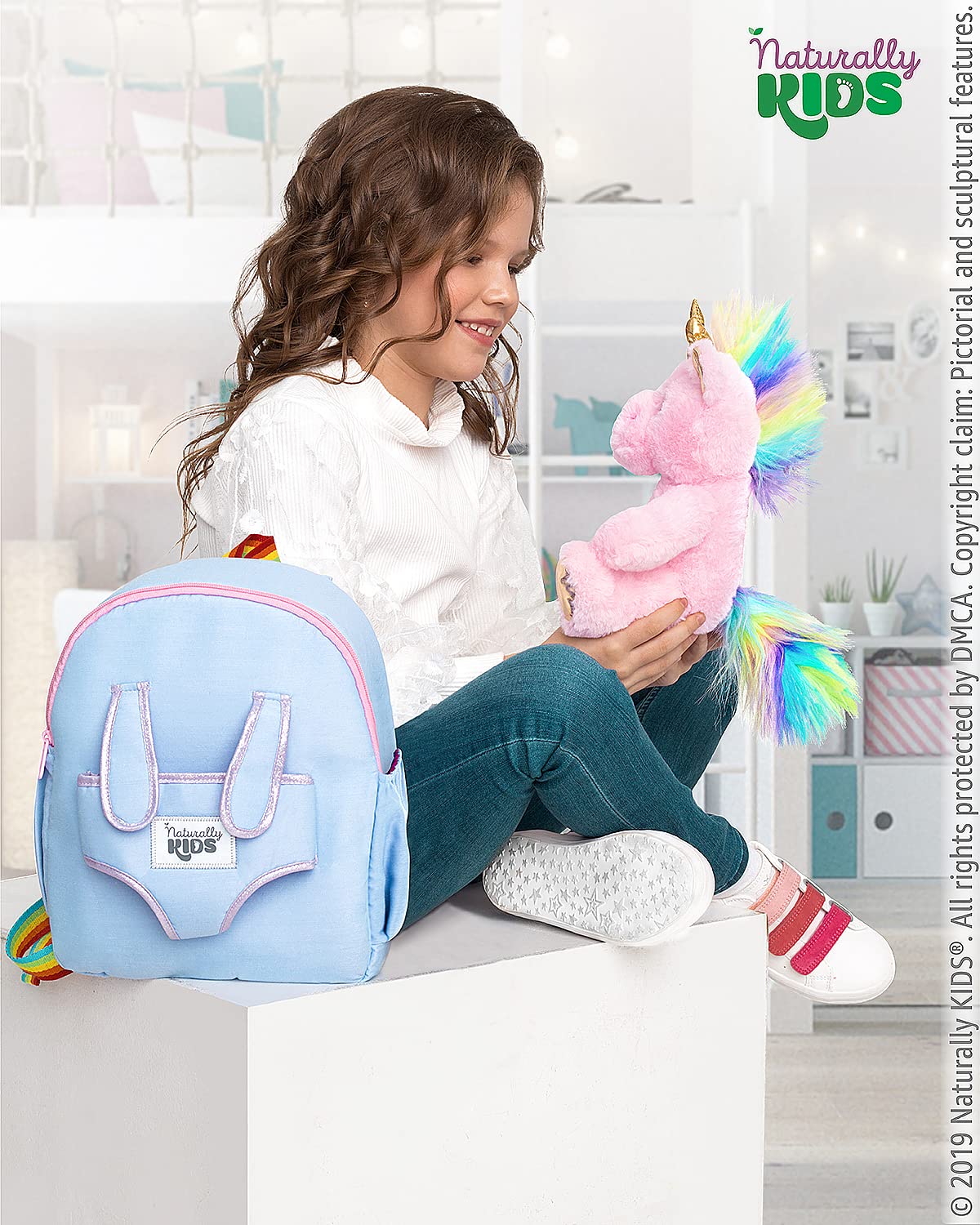 Foto 4 pulgar | Mochila de Unicornio Rosa con Peluche Desmontable para Niños de 5 a 7 Años