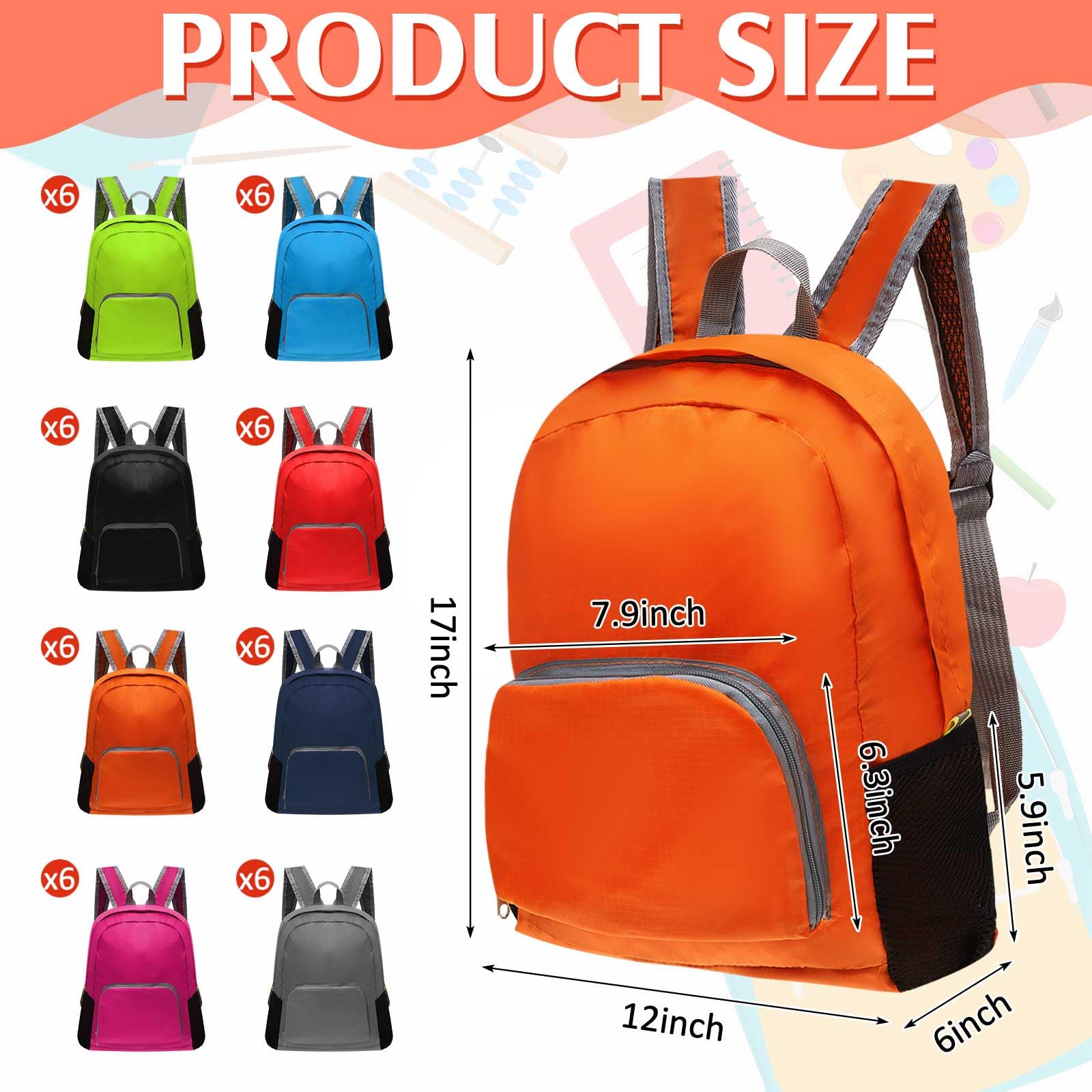 Foto 3 pulgar | Mochila Patelai 48 Unidades Bulk Clásica 42 X 30 X 12,5 Cm - Venta Internacional