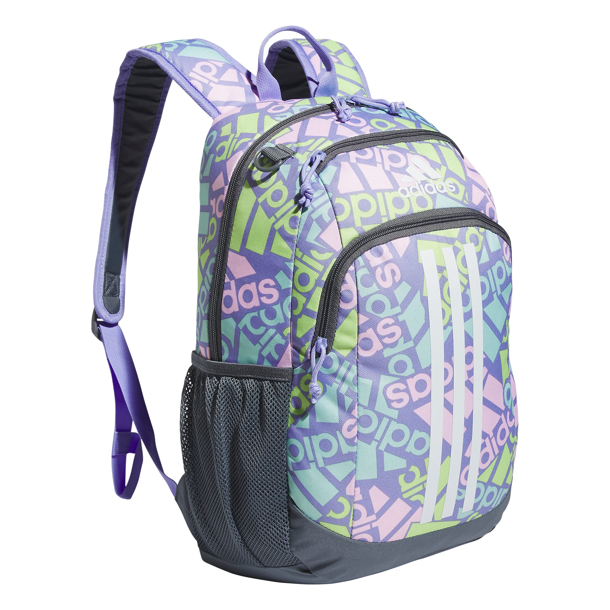 Mochila Adidas Creator 2 Adi Multi Collage Morado Claro - Venta Internacional