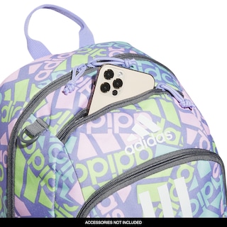 Foto 3 | Mochila Adidas Creator 2 Adi Multi Collage Morado Claro - Venta Internacional
