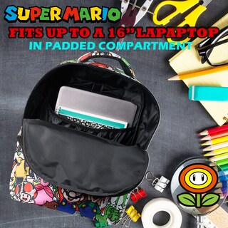 Foto 5 | Mochila Nintendo Super Mario de 16 Pulgadas - Venta Internacional