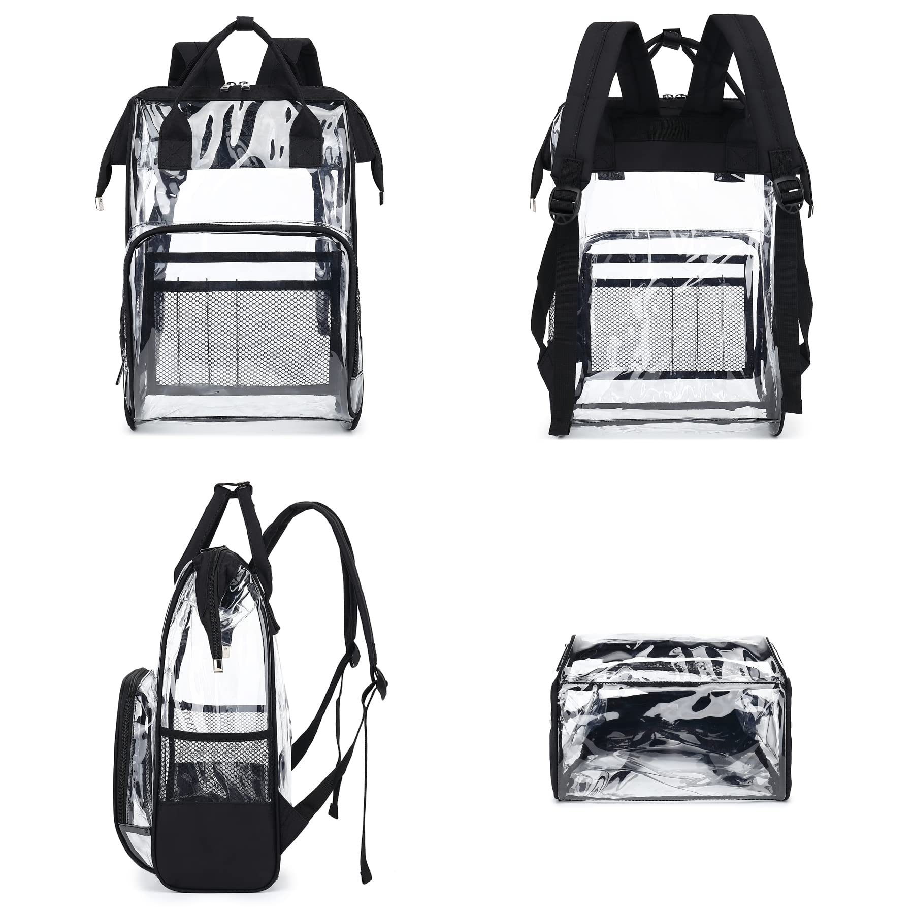 Foto 7 pulgar | Mochila Yusudan Heavy Duty de Plástico PVC Transparente - Venta Internacional