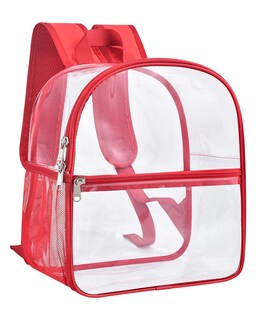 Foto 1 | Mochila Paxiland Transparente con Detalles Rojos - Venta Internacional