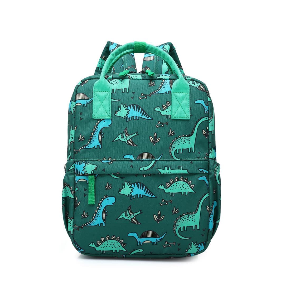 Foto 4 | Bonita Mochila Verde Diseño de Dinosaurios 12 Pulgadas - Venta Internacional