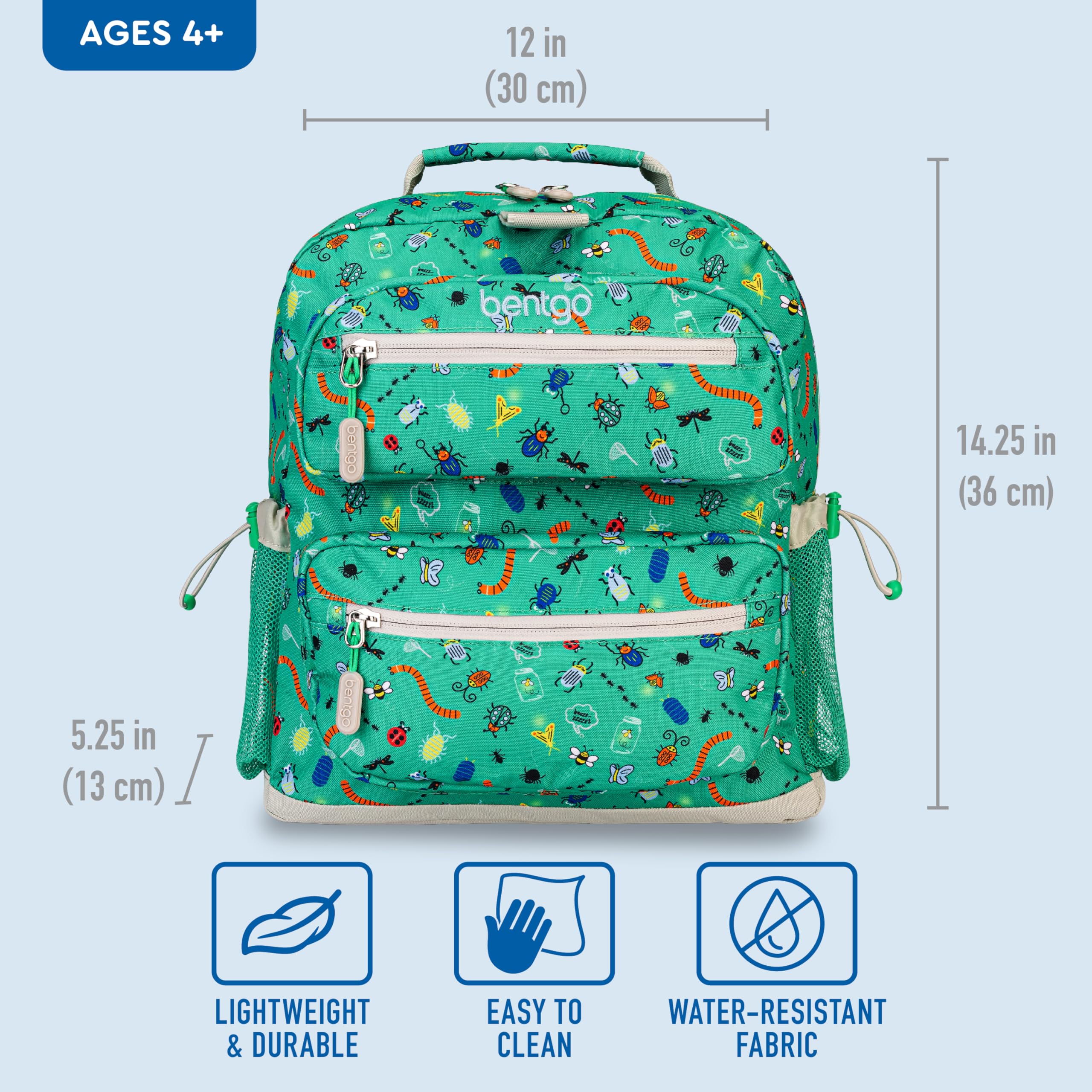 Foto 5 pulgar | Mochila Bentgo Kids Ligera 35,56 cm con Estampado de Insectos - Venta Internacional