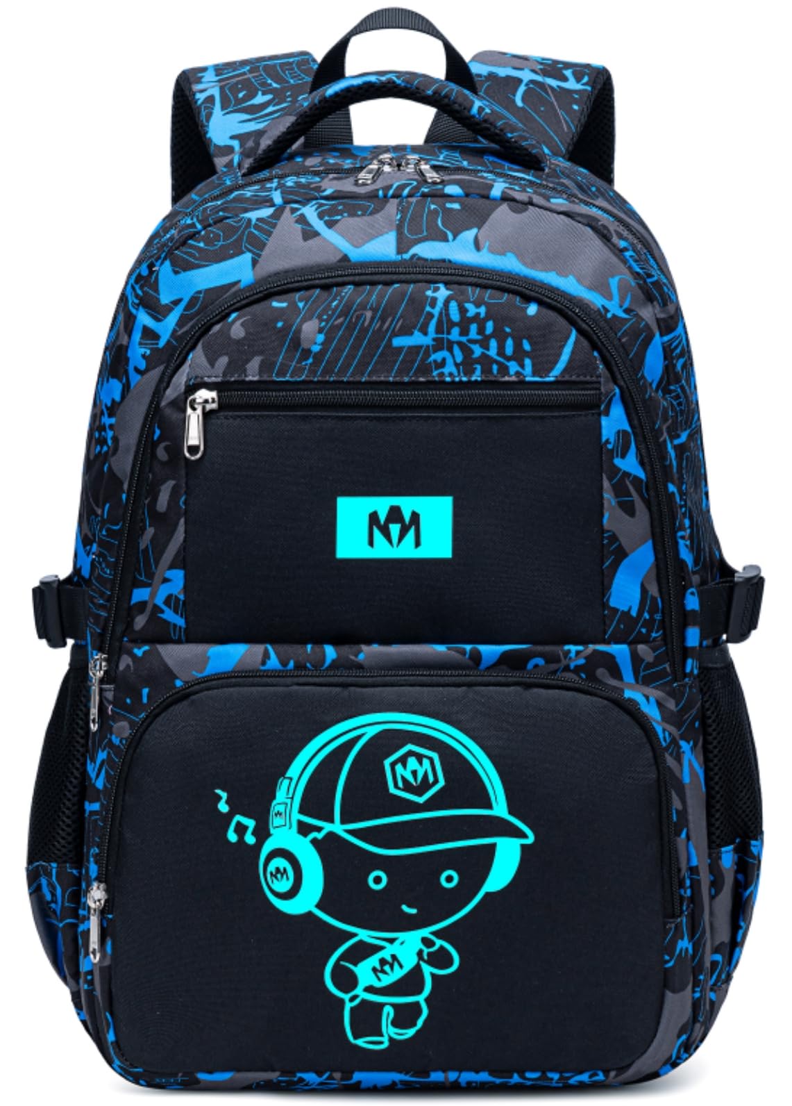 Foto 2 pulgar | Mochila Bluboon Diseño Camuflaje Azul 17,5 l - Venta Internacional