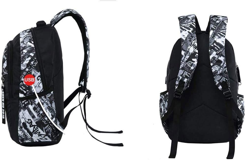 Foto 6 pulgar | Mochila Escolar Asge Bolsa Grande de Nailon - Venta Internacional