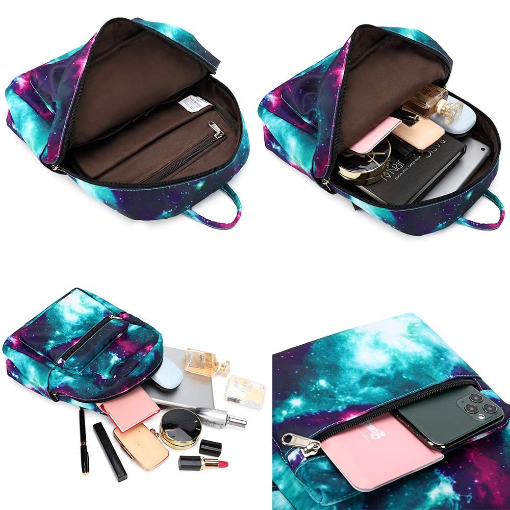 Foto 4 | Mochila Btoop Mini Galaxy Green para Mujeres y Niñas - Resistente al Agua y Duradera