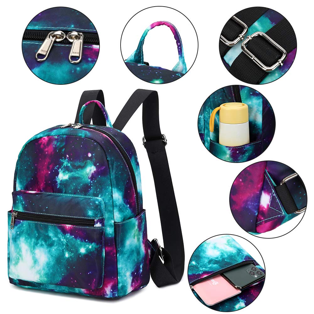 Foto 5 | Mochila Btoop Mini Galaxy Green para Mujeres y Niñas - Resistente al Agua y Duradera