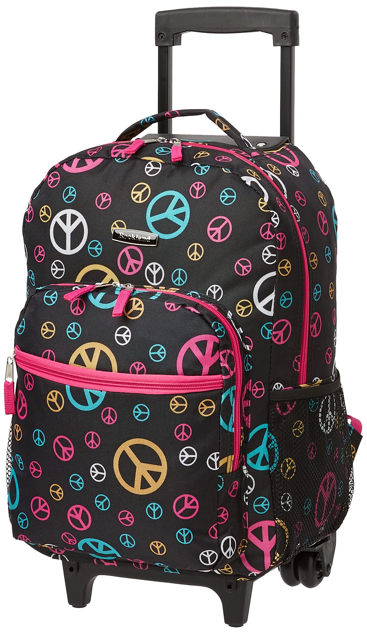 Foto 2 pulgar | Mochila Rodante Rockland Peace de 17 Pulgadas con Doble Asa - Venta Internacional