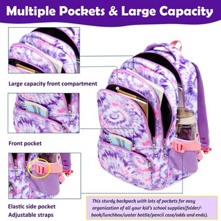 Foto 5 | Mochila Bluefairy Kids de Escuela Primaria de 8 A 10 Años - Venta Internacional