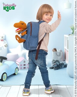 Foto 3 | Mochila Naturally Kids con Diseño de Dinosaurio para Niños de 5 A 7 Años - Venta Internacional